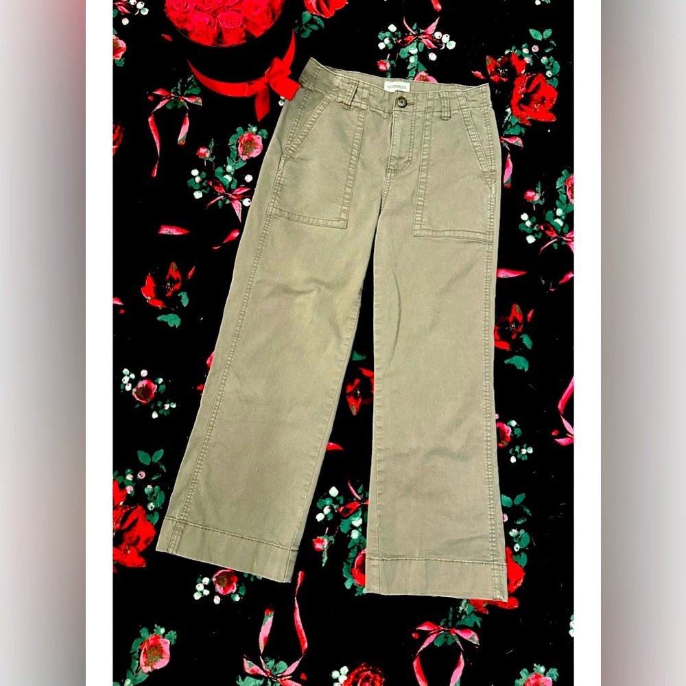 GOODTHREADS Woven Pants Size 6 Color Olive Green